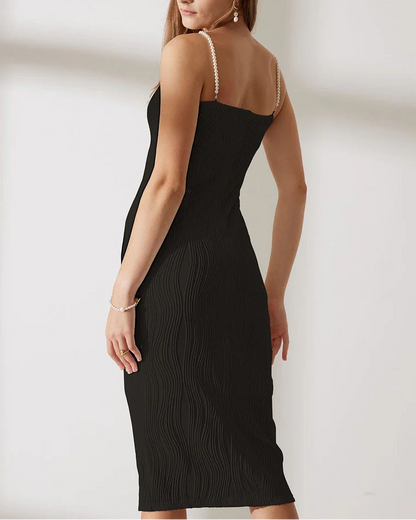 Coraline - Water-Ripple Textured Cami Dress