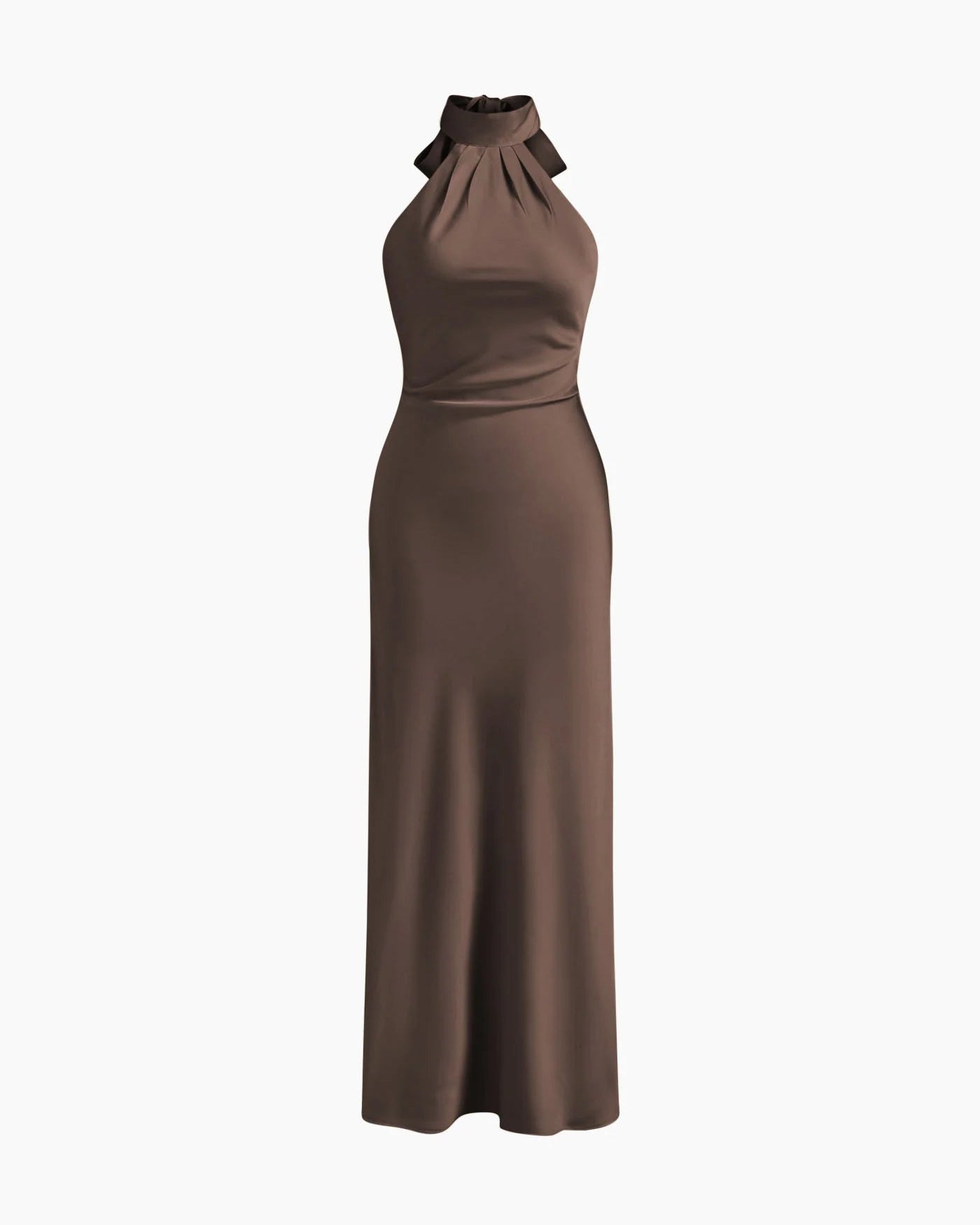 Lorena — Vestido Maxi Halter con Espalda Abierta