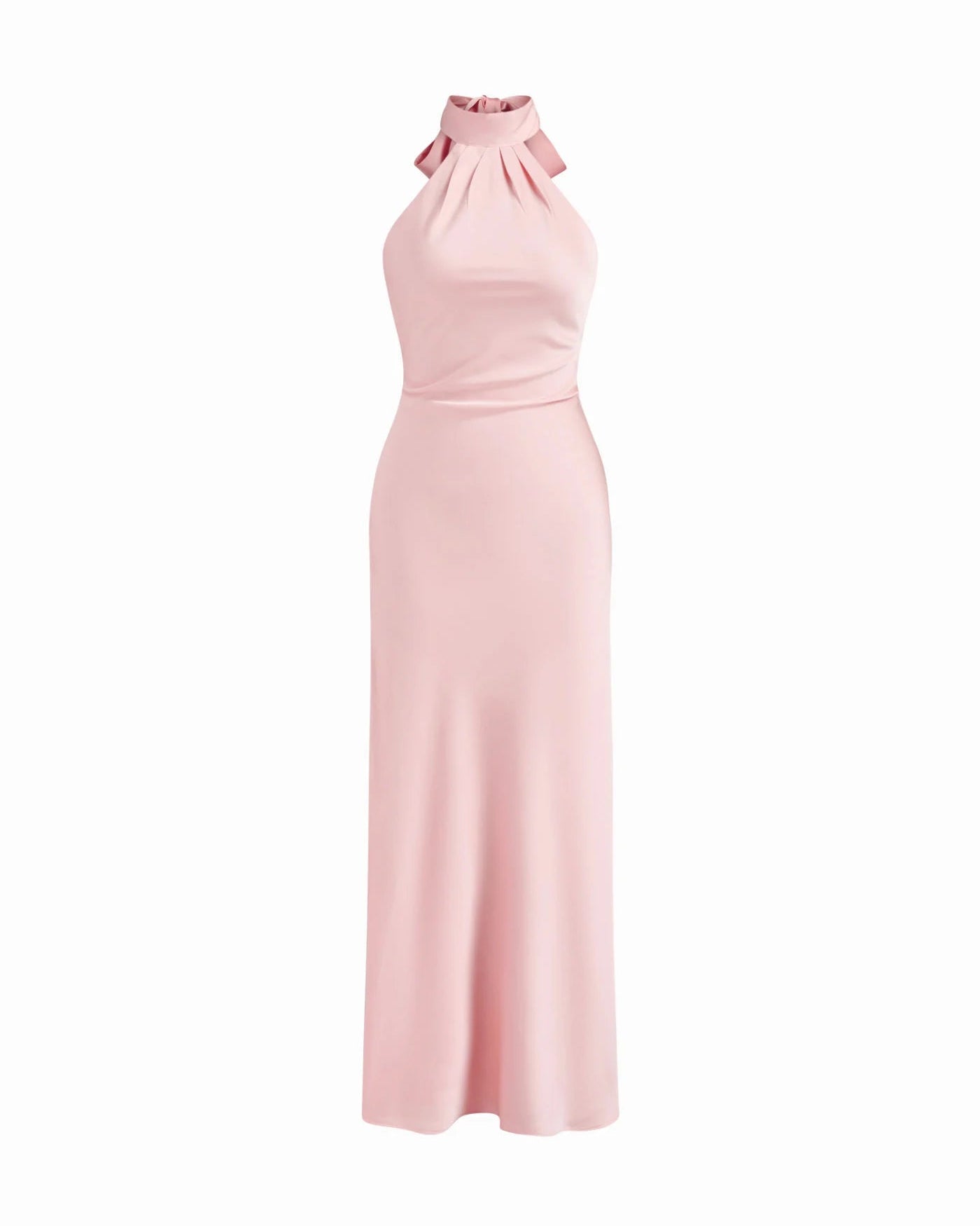 Lorena — Vestido Maxi Halter con Espalda Abierta