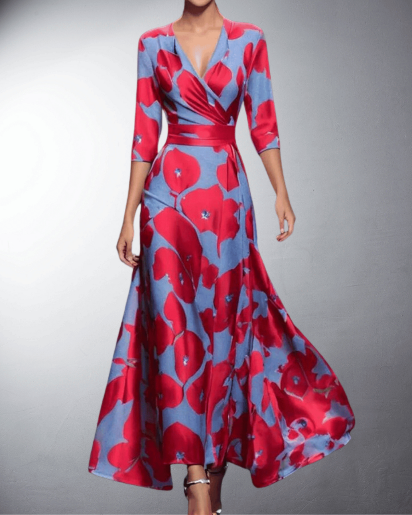 Mara | Elegant Floral Evening Dress