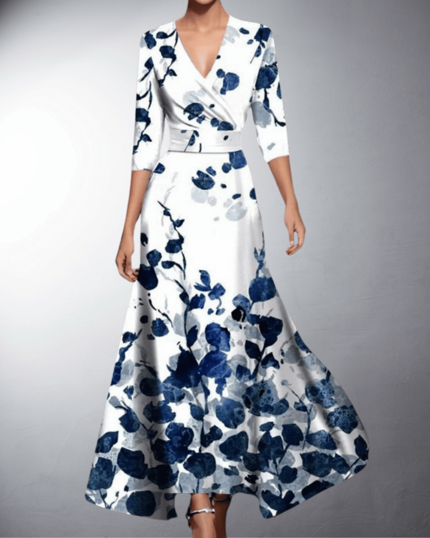 Mara | Elegant Floral Evening Dress