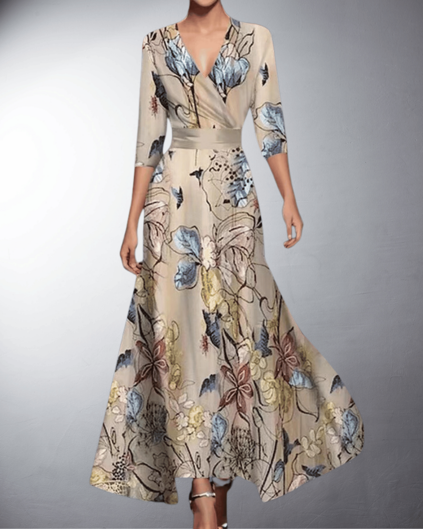 Mara | Elegant Floral Evening Dress