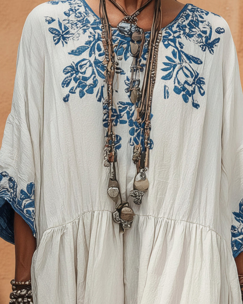 Carolina - Vestido Midi Holgado