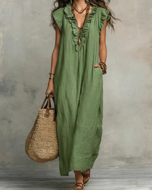 Eleonor | Vestido Largo Bohemio Fluido - 5 colores