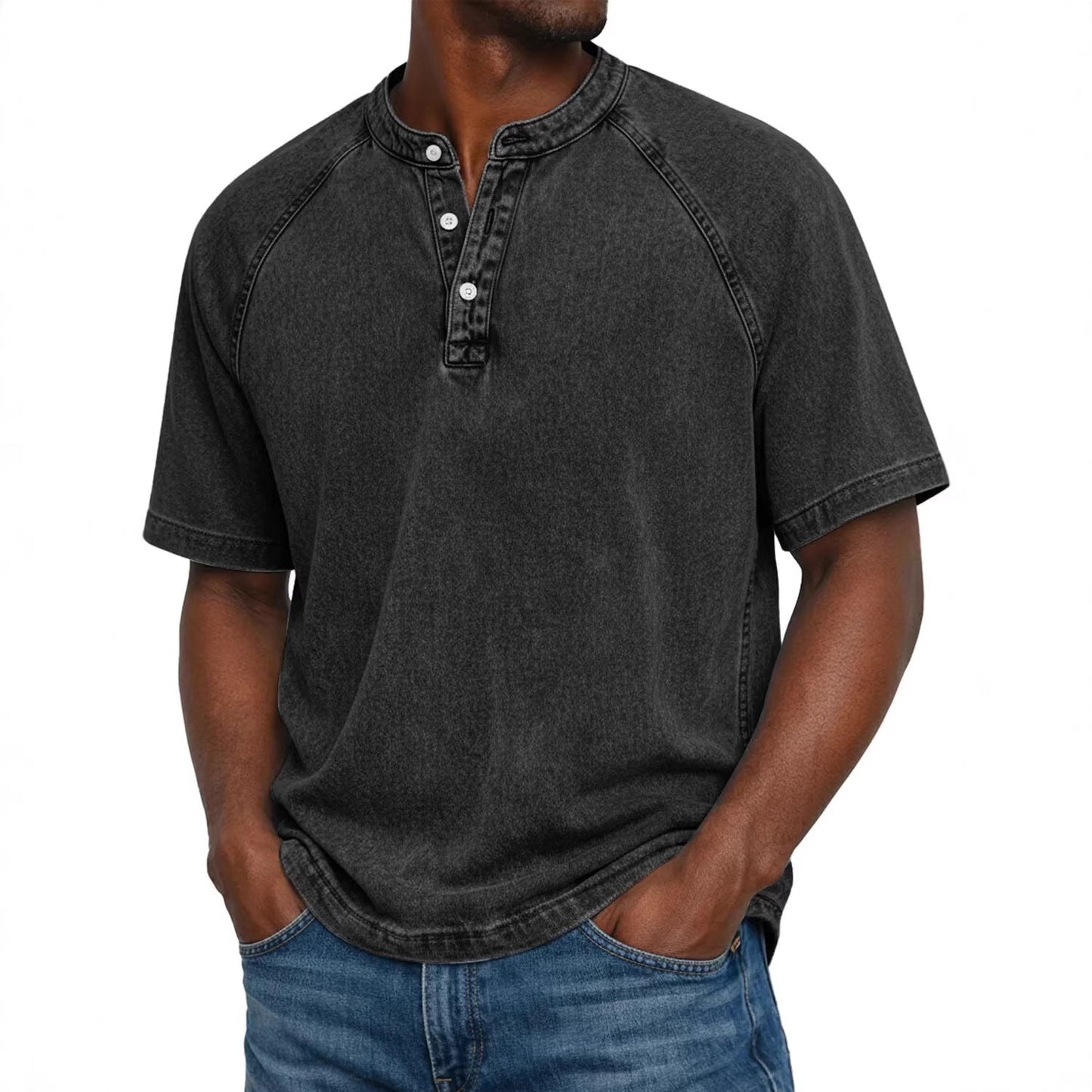 Bruno | Playera de Algodón con Lavado Vintage