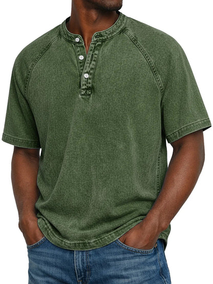 Bruno | Playera de Algodón con Lavado Vintage
