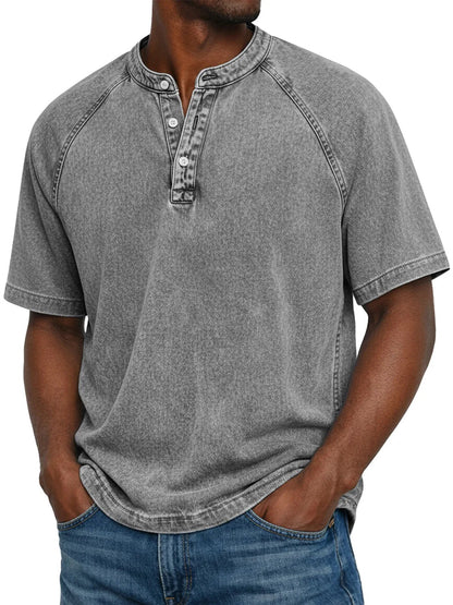 Bruno | Playera de Algodón con Lavado Vintage