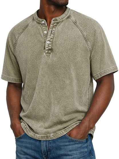 Bruno | Playera de Algodón con Lavado Vintage