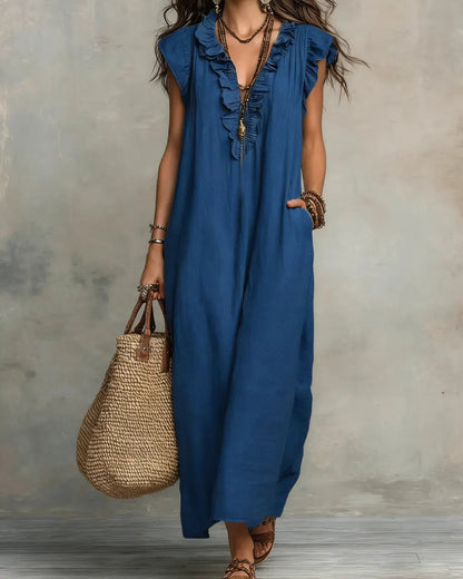Eleonor | Vestido Largo Bohemio Fluido - 5 colores
