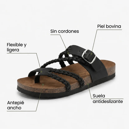 Amalia — Sandalias Ortopédicas de Cuero