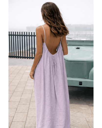 Salomé — Vestido Maxi Espalda Descubierta