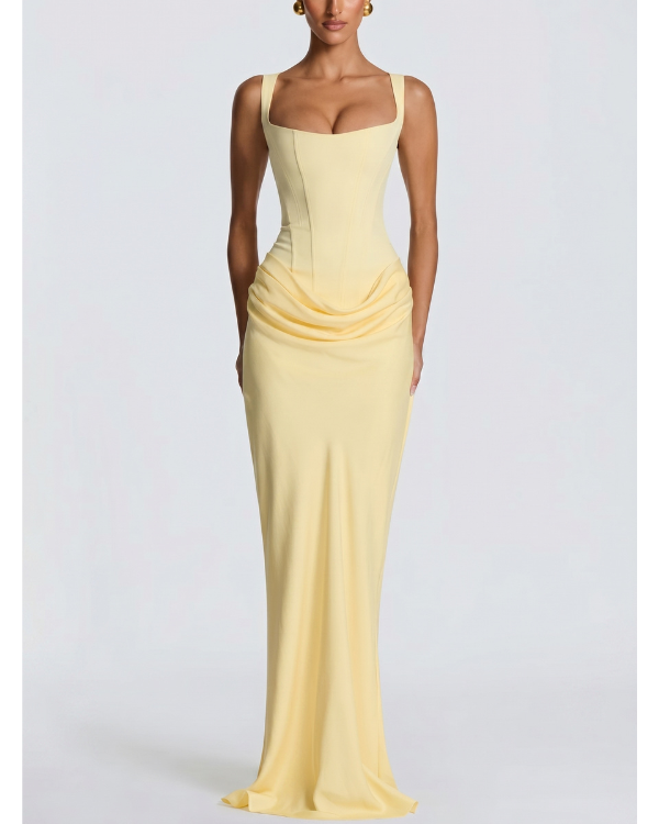 Larissa | Vestido Maxi de Satén