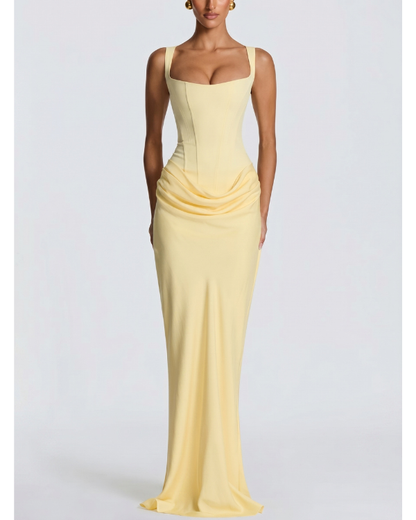 Larissa | Vestido Maxi de Satén