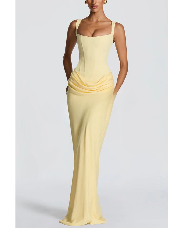 Larissa | Vestido Maxi de Satén