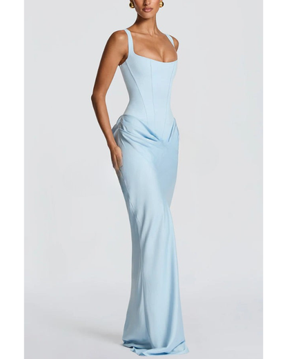 Larissa | Vestido Maxi de Satén