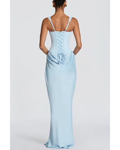 Larissa | Vestido Maxi de Satén
