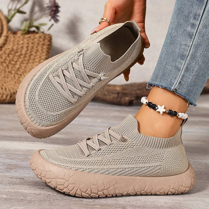 Tessa - Tenis tipo Calcetín & Agujetas Elásticas