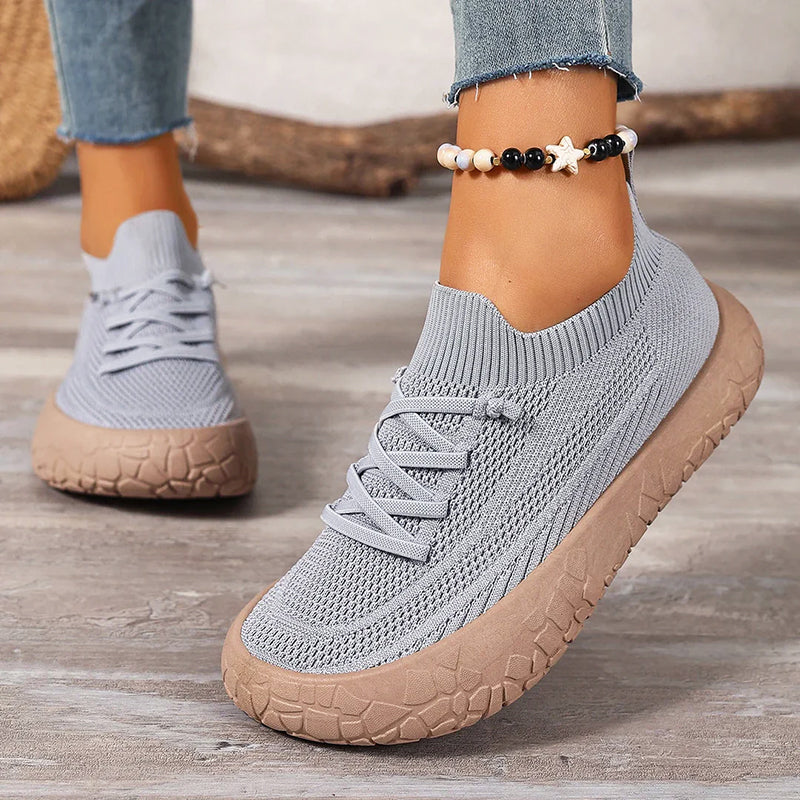 Tessa - Tenis tipo Calcetín & Agujetas Elásticas