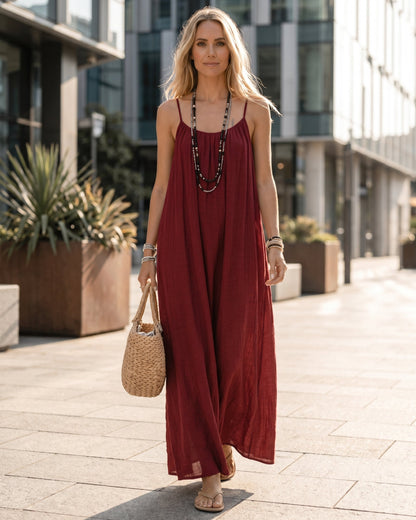 Salomé — Vestido Maxi Espalda Descubierta