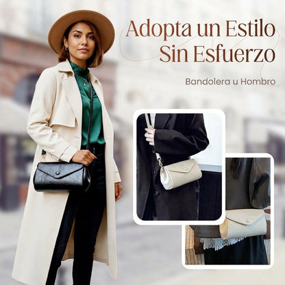 Noa - Bolsa Cruzada Silueta Limpia 2 Formas de Cargar.