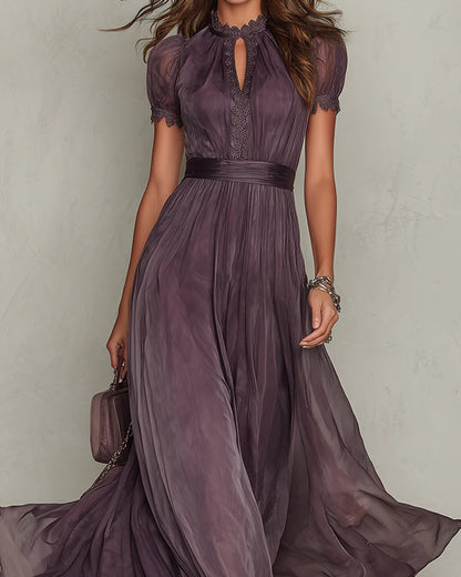 Isabela — Vestido Largo Violeta