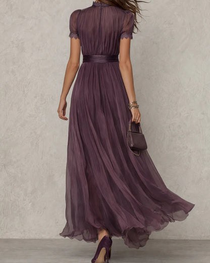 Isabela — Vestido Largo Violeta