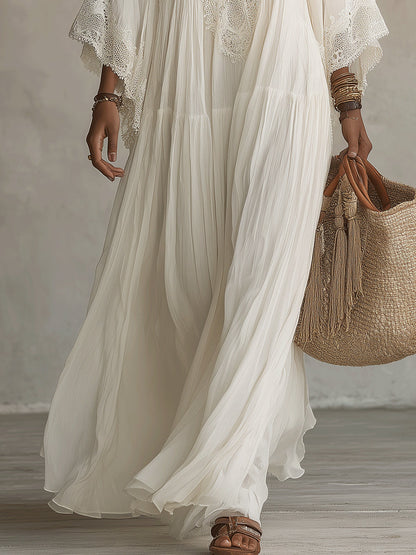 Regina - Vestido Largo Chiffon Boho