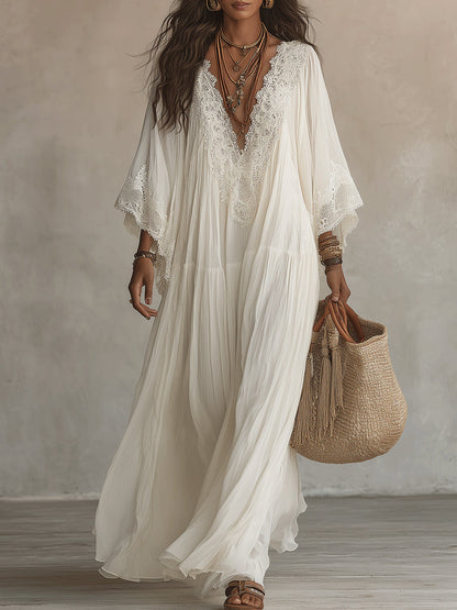 Regina - Vestido Largo Chiffon Boho