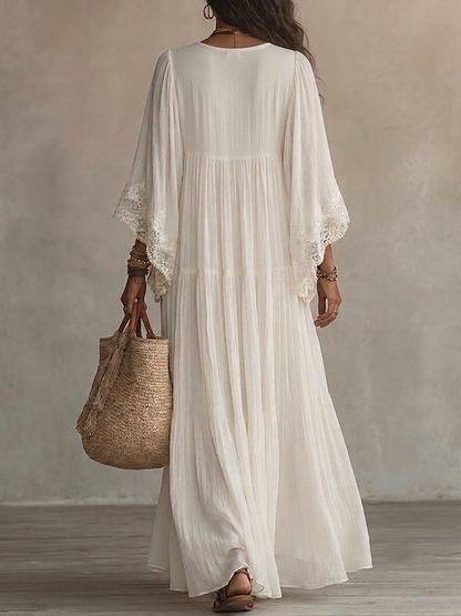 Regina - Vestido Largo Chiffon Boho
