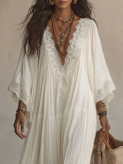 Regina - Vestido Largo Chiffon Boho