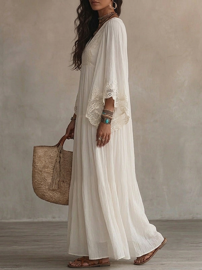 Regina - Vestido Largo Chiffon Boho