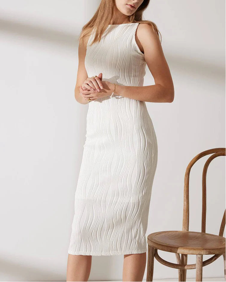 Coraline - Water-Ripple Textured Cami Dress