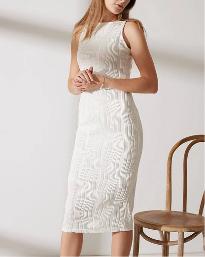 Coraline - Water-Ripple Textured Cami Dress