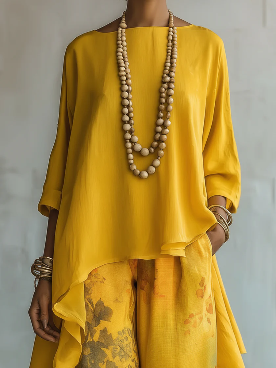 Xiomara — Conjunto Boho Floral Dos Piezas