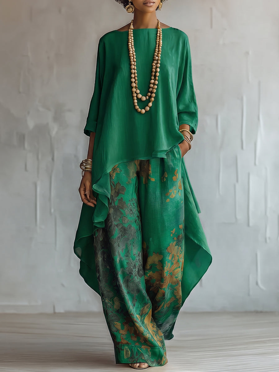 Xiomara — Conjunto Boho Floral Dos Piezas