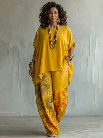 Xiomara — Conjunto Boho Floral Dos Piezas