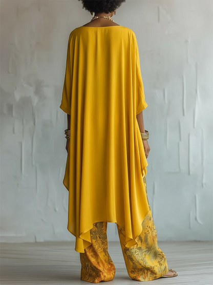 Xiomara — Conjunto Boho Floral Dos Piezas