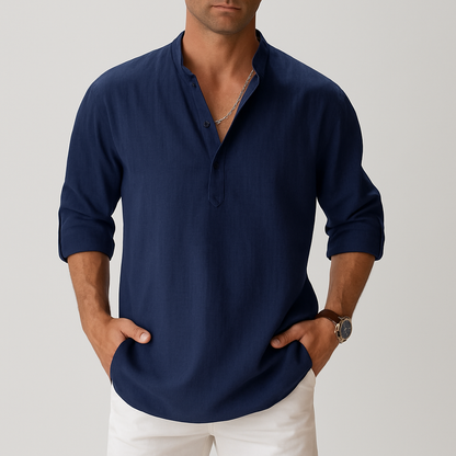 Riviera - Playera de Lino Antiarrugas