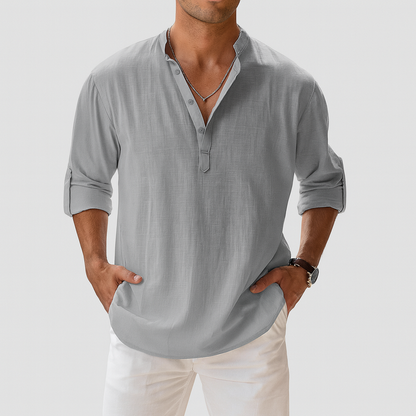 Riviera - Playera de Lino Antiarrugas