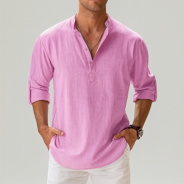 Riviera - Playera de Lino Antiarrugas